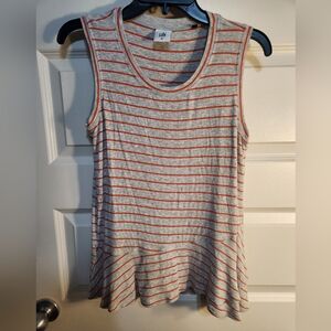 Cabi striped tank top xs